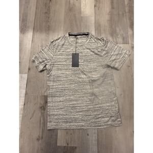 VRST Essential Pocket Shirt Mens Small Gray Silver Shadow Marble Tee Breathable